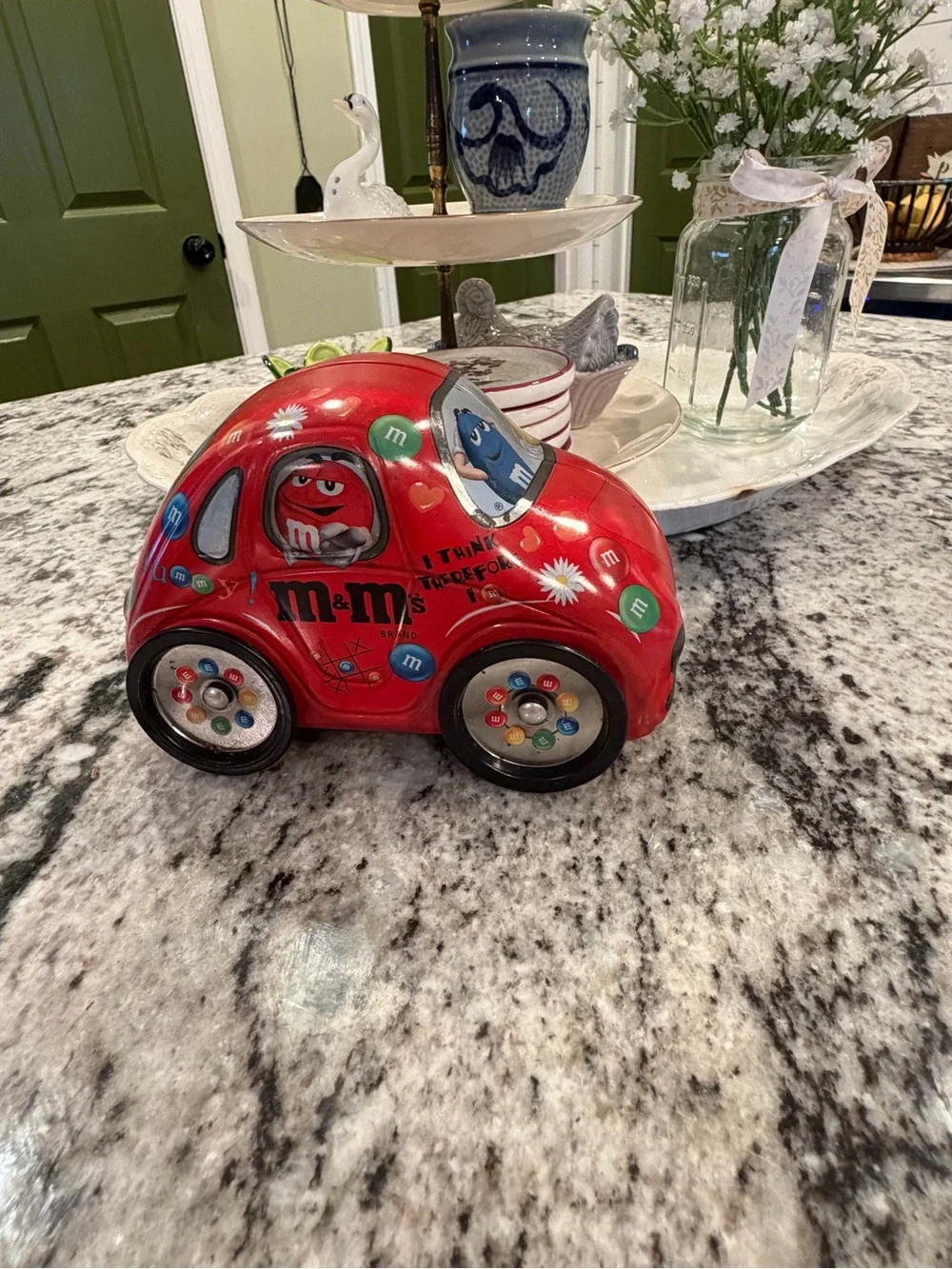 M&MS bright red